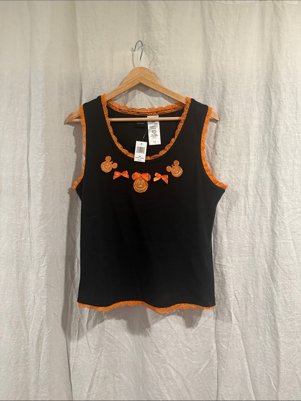 Minnie and Mickey Mouse Jack-o'-Lantern Tank Top Women by Her Universe Disney